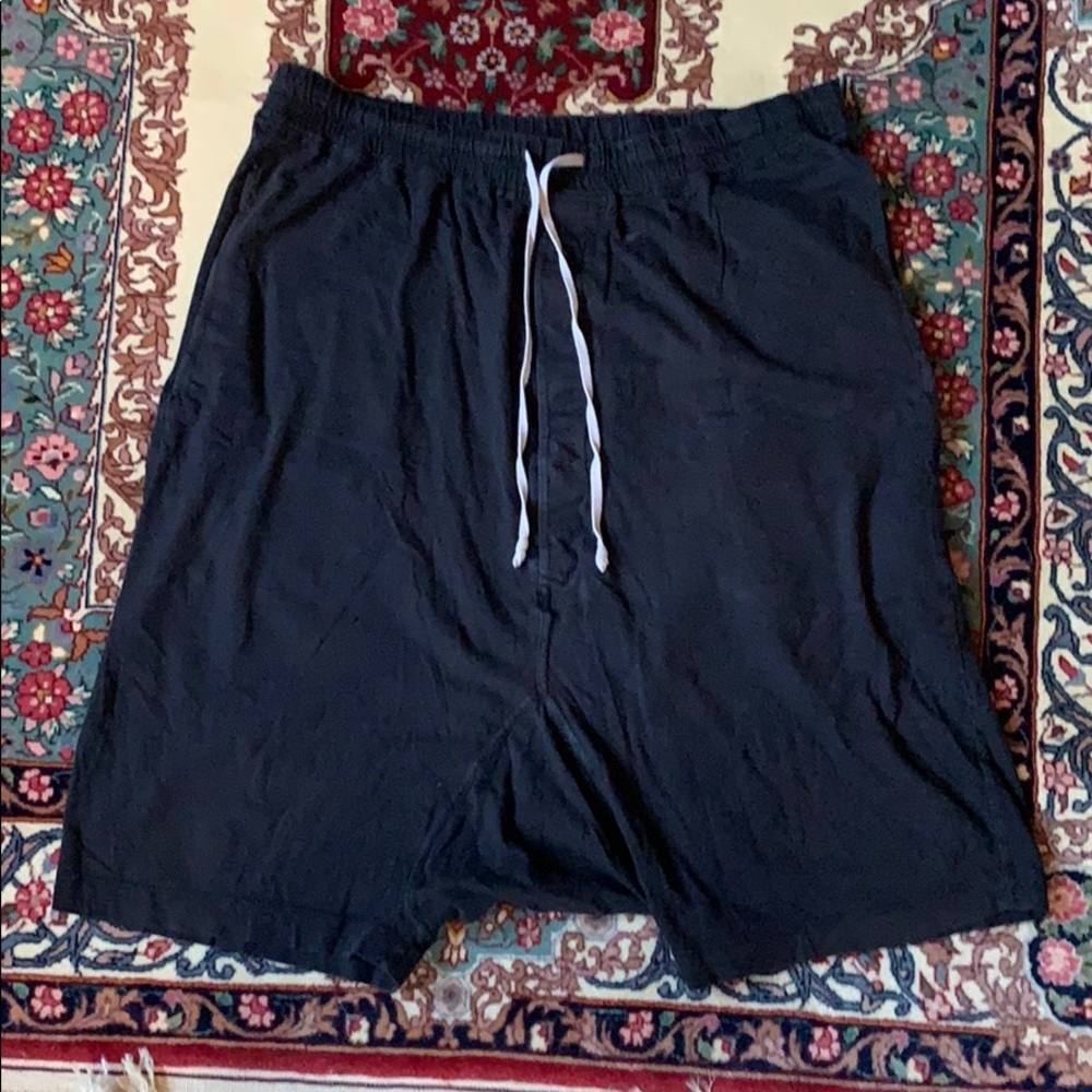 Rick Owens Drop Crotch Shorts.